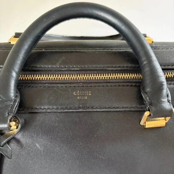 Celine Phoebe Philo black doctor top handle bag rare - Picture 3 of 16